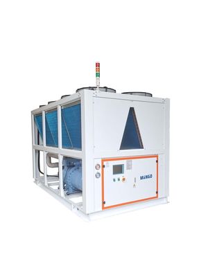 Un buen precio. Unidad de enfriamiento por aire de tornillo semieermético refrigerado por aire 150HP 270Kw/Hr en línea