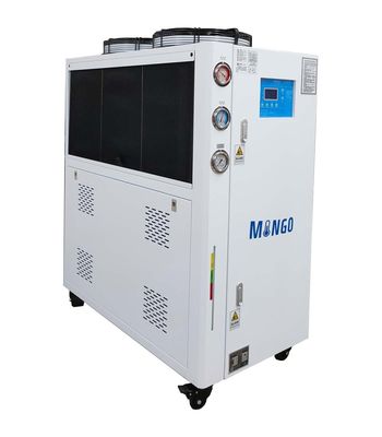 Un buen precio. 5HP refrigerador de agua láser aire refrigerado 14028 Kcal/Hr Capacidad de refrigeración 3.75KW potencia del compresor en línea