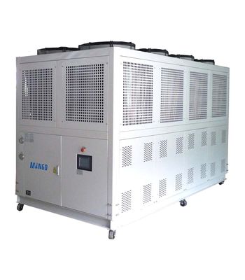Un buen precio. 160HP refrigerado por aire compresor de tornillo enfriador para industriales / comerciales en línea