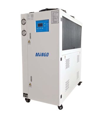 Un buen precio. 4Refrigerador industrial refrigerado por aire de.86KW 5HP 11990 Kcal Capacidad de refrigeración Control de temperatura en línea