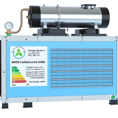 Un buen precio. Regulación energética líder 0-25%-50%-75%-100% Refrigerador de tornillo refrigerado con agua Refrigerante respetuoso con el medio ambiente para una refrigeración sostenible en línea